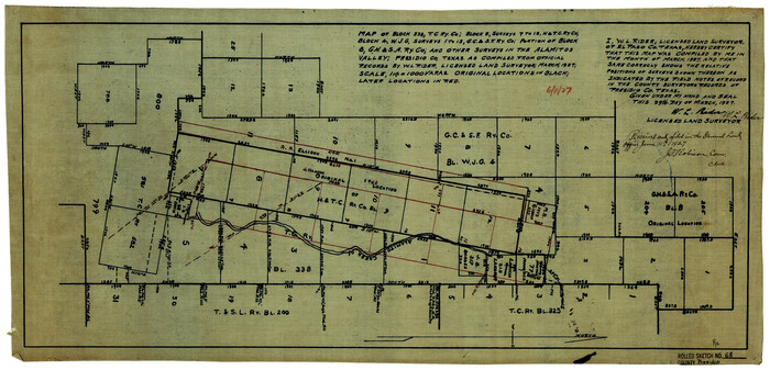 7358, Presidio County Rolled Sketch 68, General Map Collection