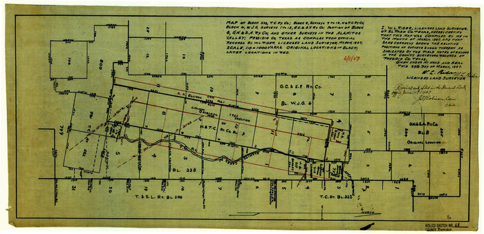 7358, Presidio County Rolled Sketch 68, General Map Collection