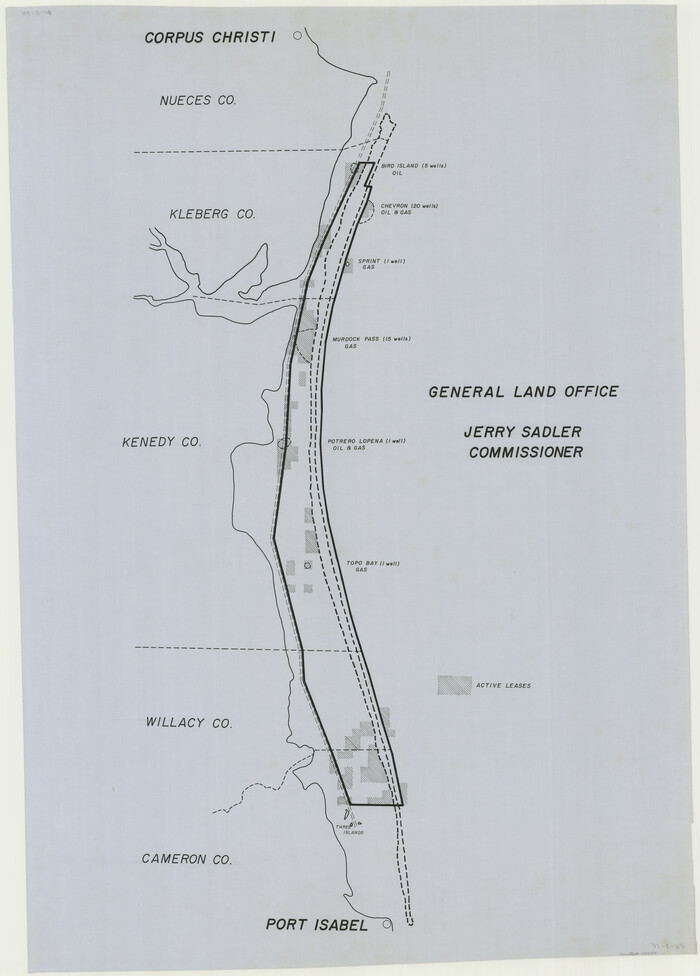 73595, Padre Island, General Map Collection