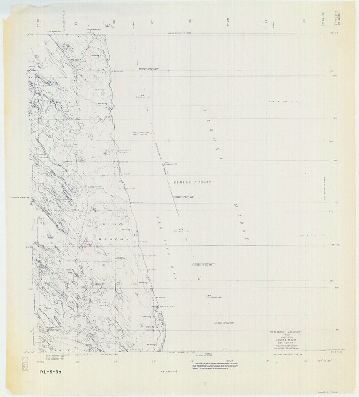 73600, Laguna Madre, T-9209, General Map Collection