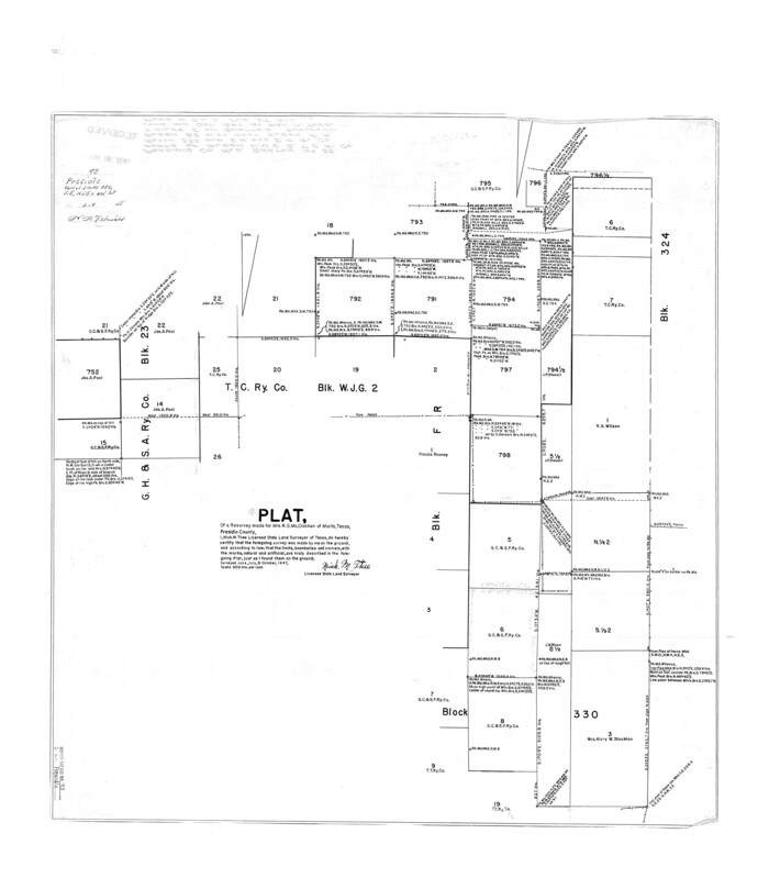 7378, Presidio County Rolled Sketch 93, General Map Collection