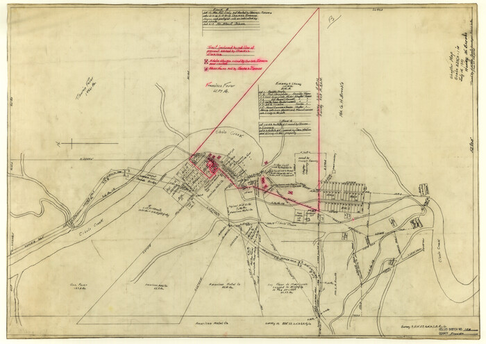 7398, Presidio County Rolled Sketch 128, General Map Collection
