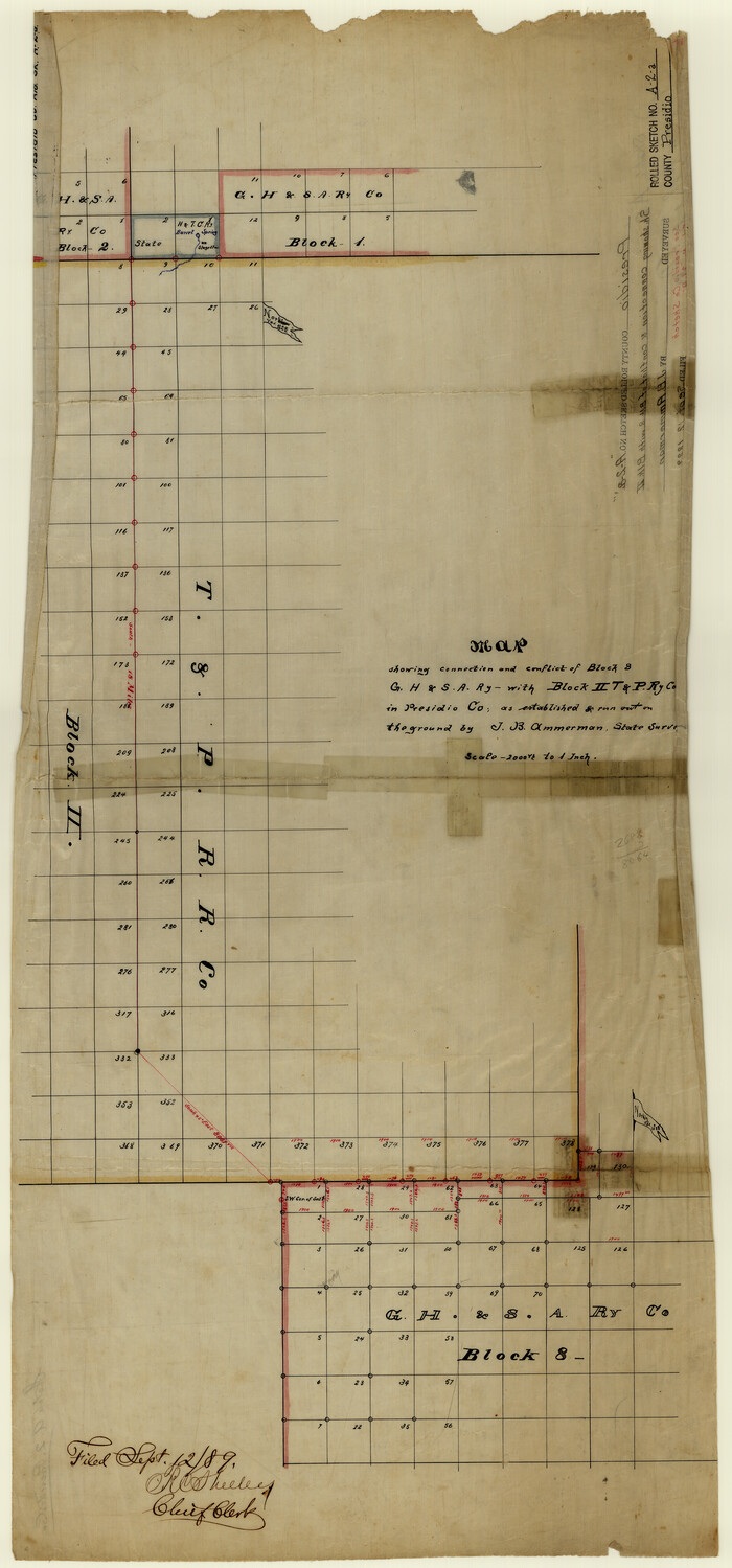7406, Presidio County Rolled Sketch A-2A, General Map Collection