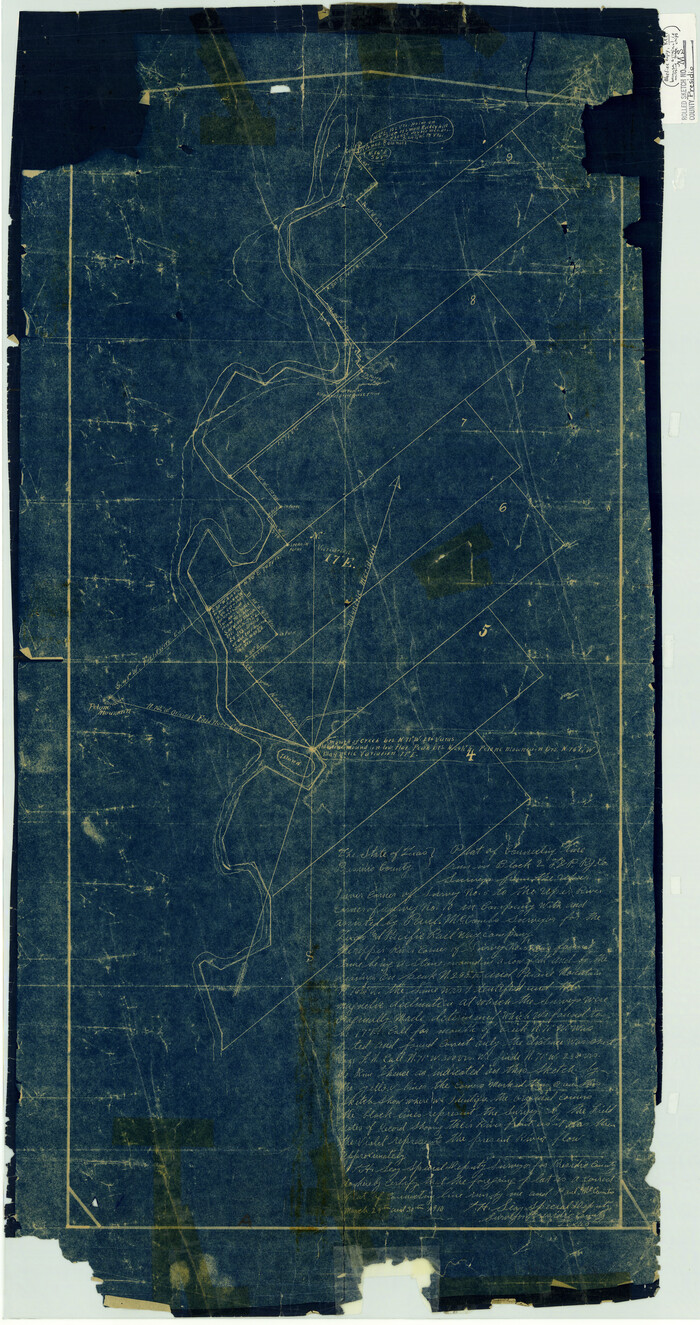 7412, Presidio County Rolled Sketch MS, General Map Collection
