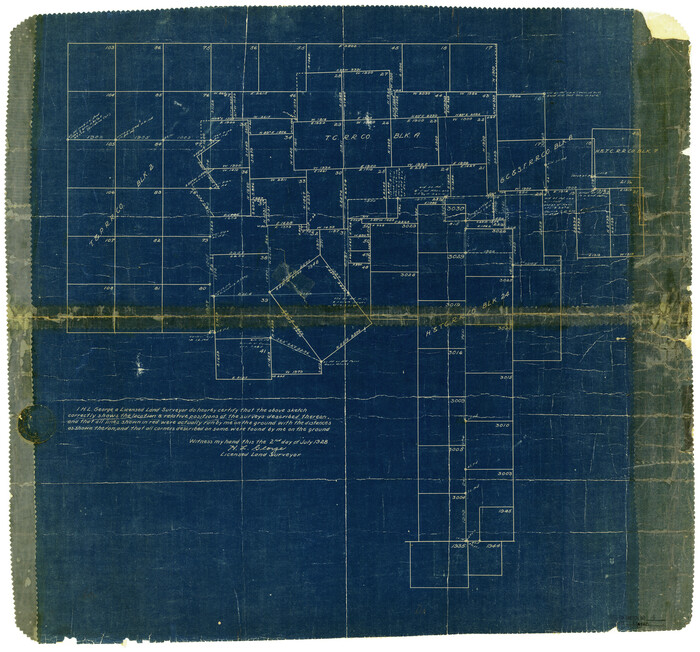 7433, Reagan County Rolled Sketch 4, General Map Collection