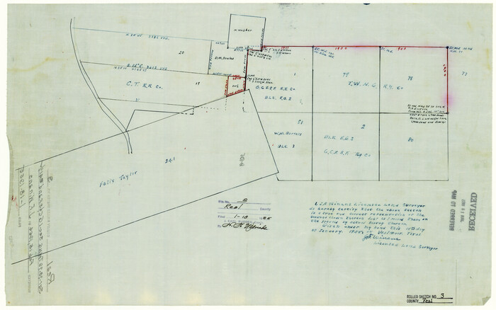 7453, Real County Rolled Sketch 3, General Map Collection
