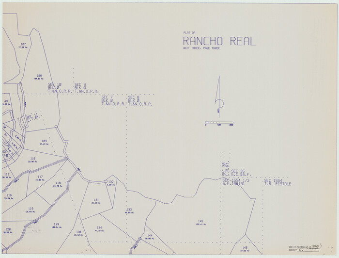 7462, Real County Rolled Sketch 18, General Map Collection