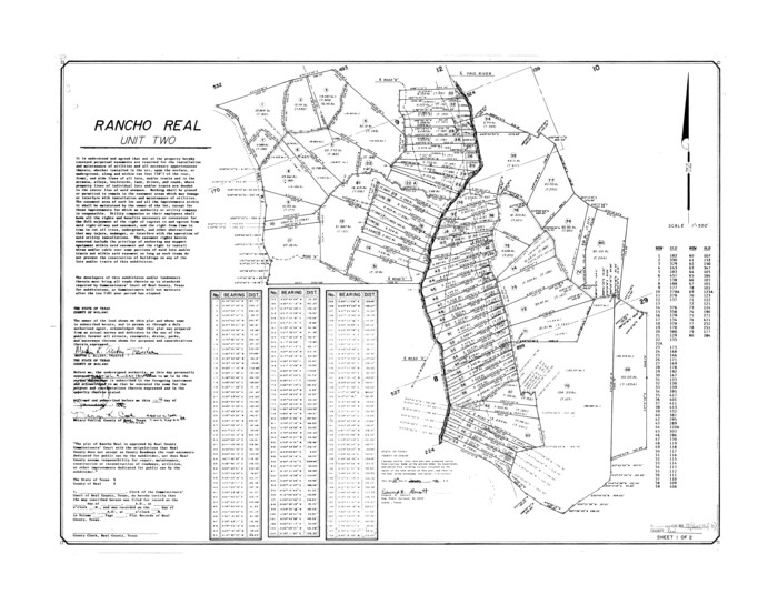 7469, Real County Rolled Sketch 18, General Map Collection