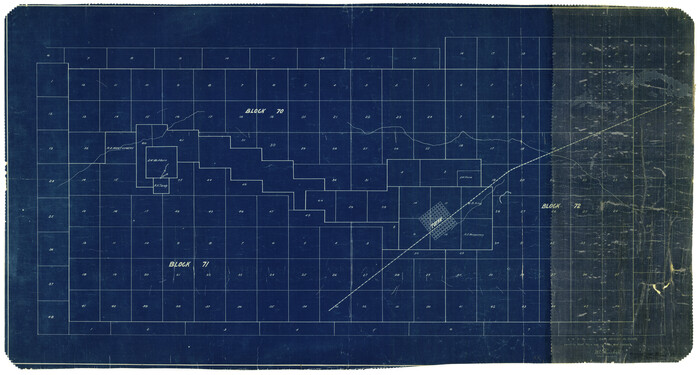 7480, Reeves County Rolled Sketch 10, General Map Collection

