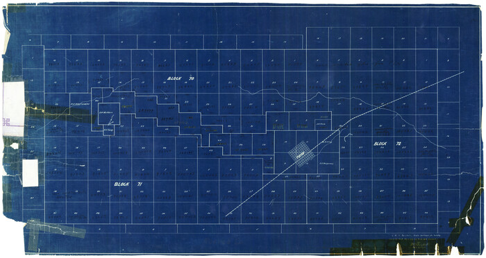 7481, Reeves County Rolled Sketch 10A, General Map Collection
