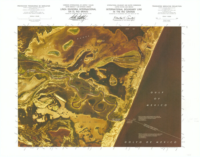 74828, International Boundary Line in the Rio Grande, General Map Collection