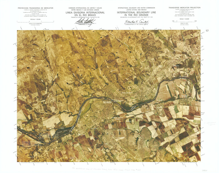 74844, International Boundary Line in the Rio Grande, General Map Collection