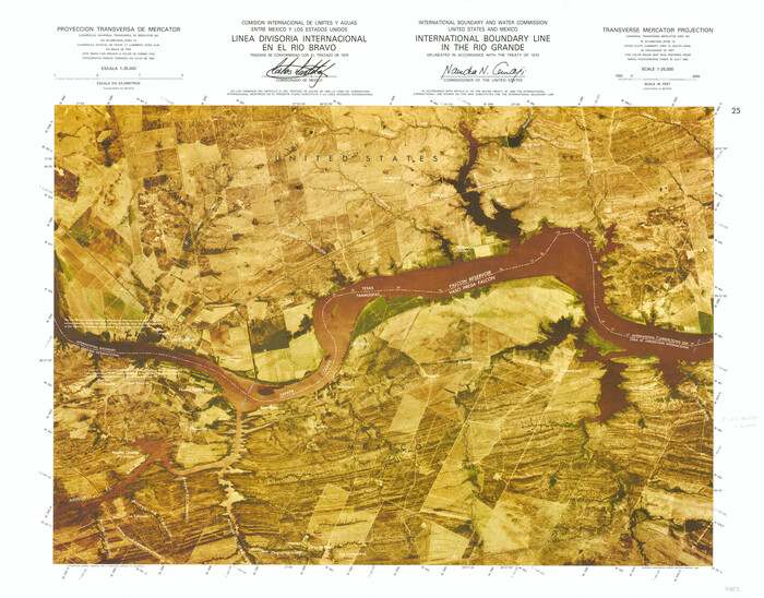 74853, International Boundary Line in the Rio Grande, General Map Collection