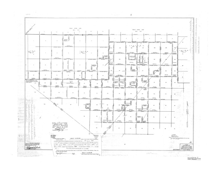 7486, Reeves County Rolled Sketch 17, General Map Collection