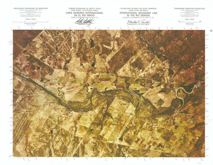 74861, International Boundary Line in the Rio Grande, General Map Collection