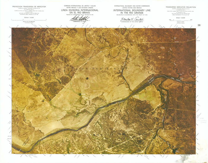 74866, International Boundary Line in the Rio Grande, General Map Collection