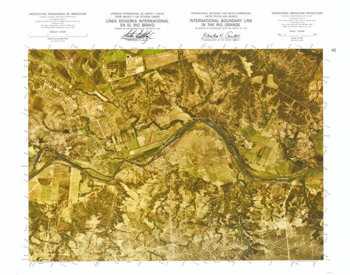 74870, International Boundary Line in the Rio Grande, General Map Collection