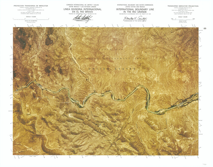 74894, International Boundary Line in the Rio Grande, General Map Collection