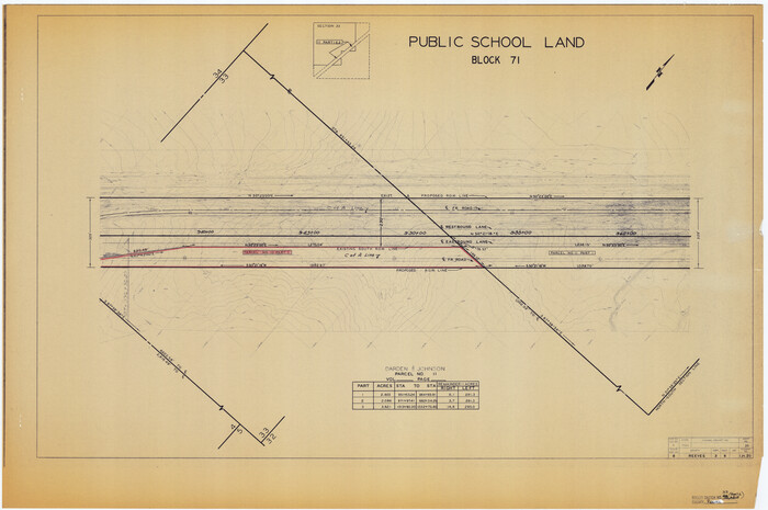 7502, Reeves County Rolled Sketch 33, General Map Collection