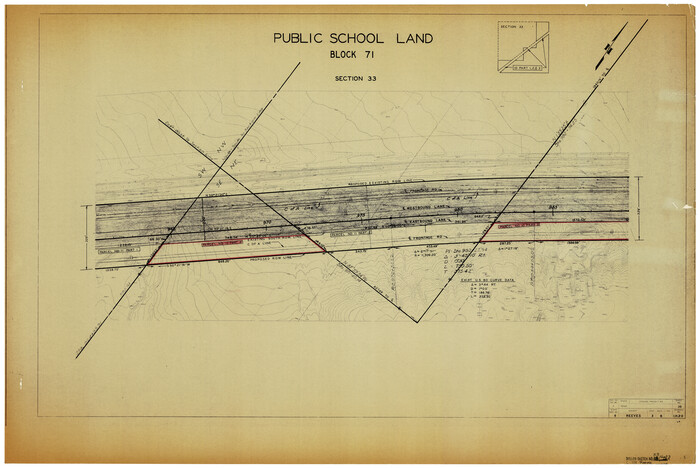 7503, Reeves County Rolled Sketch 33, General Map Collection
