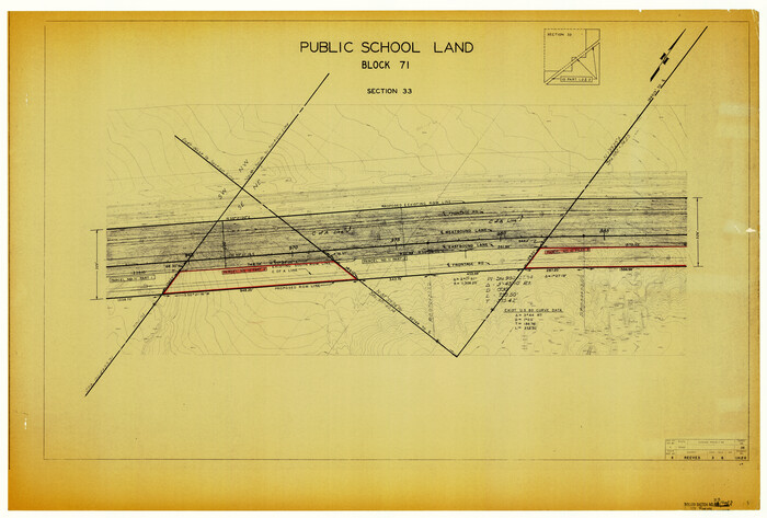7503, Reeves County Rolled Sketch 33, General Map Collection