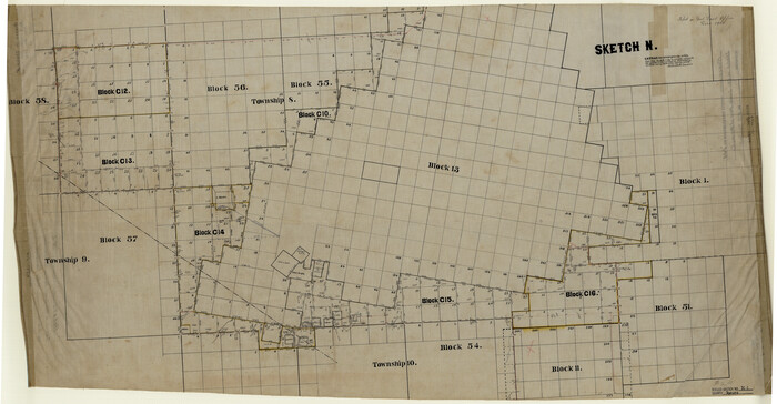 7505, Reeves County Rolled Sketch N1, General Map Collection