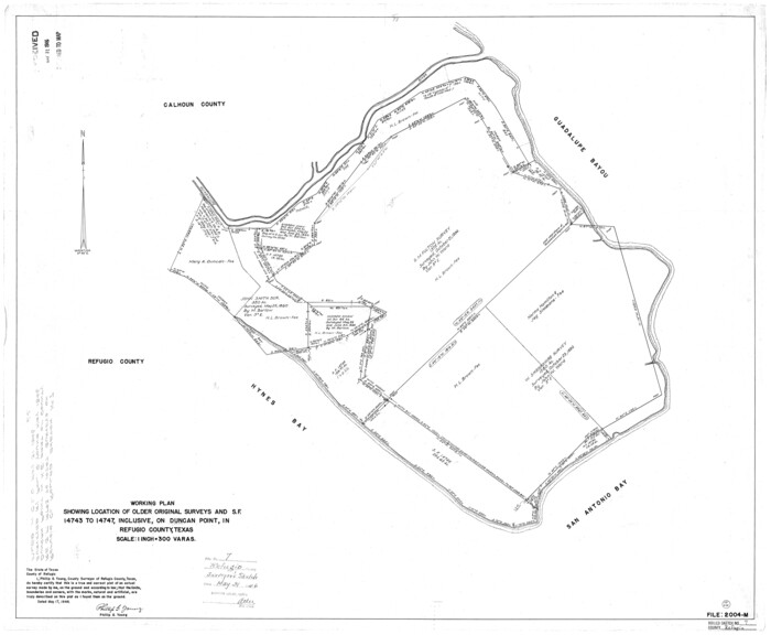 7508, Refugio County Rolled Sketch 7, General Map Collection