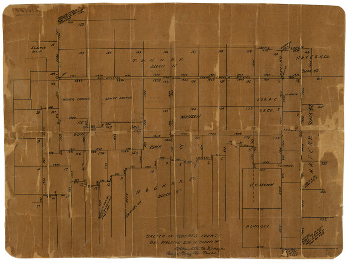 7510, Roberts County Rolled Sketch 1, General Map Collection
