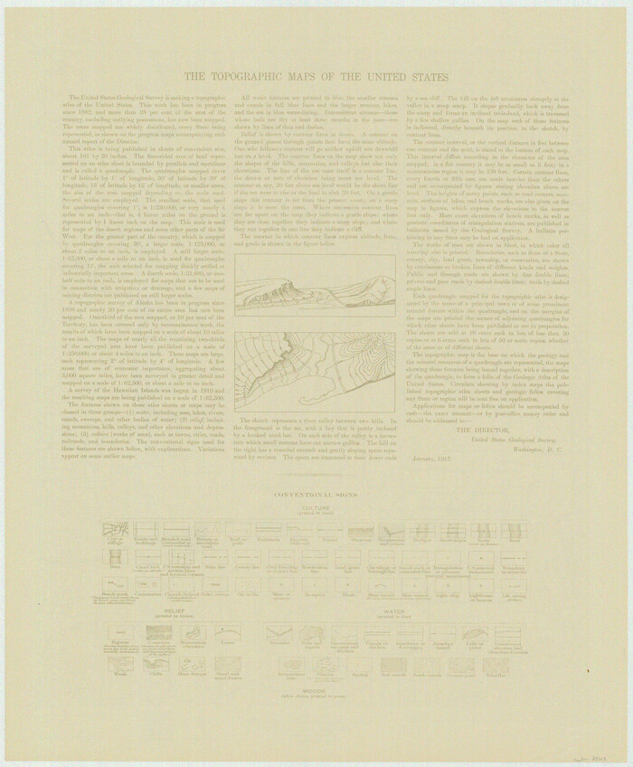 75103, Texas-Indian Territory Gainesville Quadrangle, General Map Collection