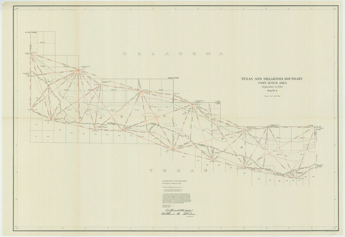 75131, Supreme Court of the United States, October Term, 1924, No. 13, Original - The State of Oklahoma, Complainant vs. The State of Texas, Defendant, The United States, Intervener, General Map Collection