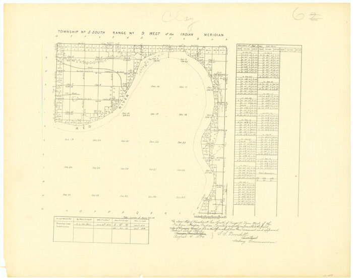 75135, Township No. 5 South Range No. 9 West of the Indian Meridian, General Map Collection