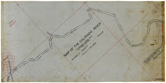 7515, Runnels County Rolled Sketch 27, General Map Collection
