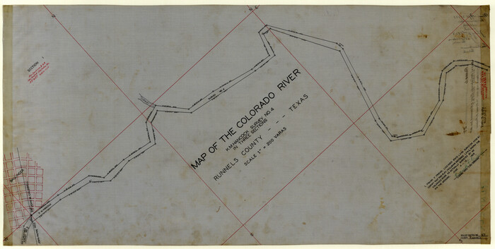 7515, Runnels County Rolled Sketch 27, General Map Collection