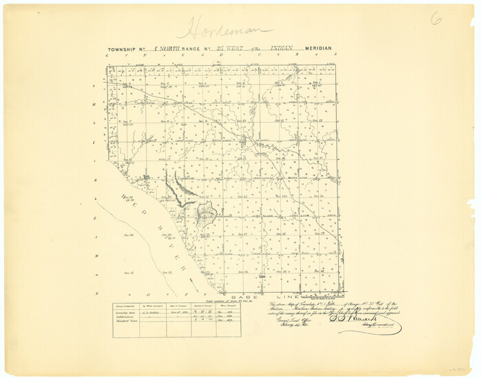 75172, Township No. 1 North Range No. 25 West of the Indian Meridian, General Map Collection
