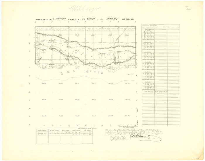 75184, Township No. 4 South Range No. 18 West of the Indian Meridian, General Map Collection
