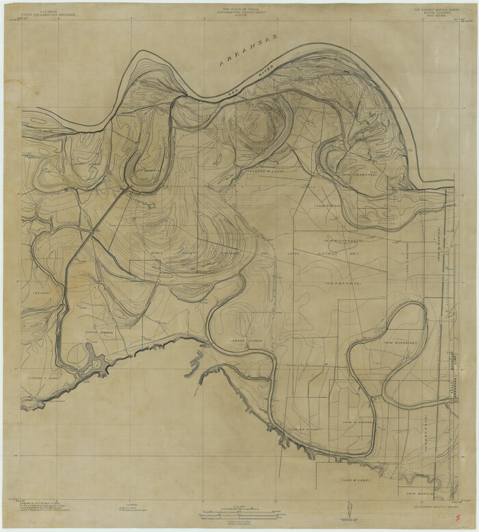 75272, McKinney Bayou Sheet, Bowie County, Red River, General Map Collection