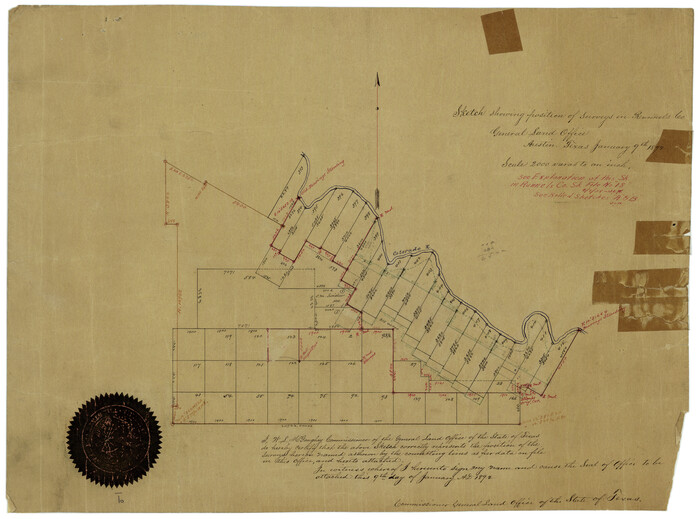 7541, Runnels County Rolled Sketch C, General Map Collection
