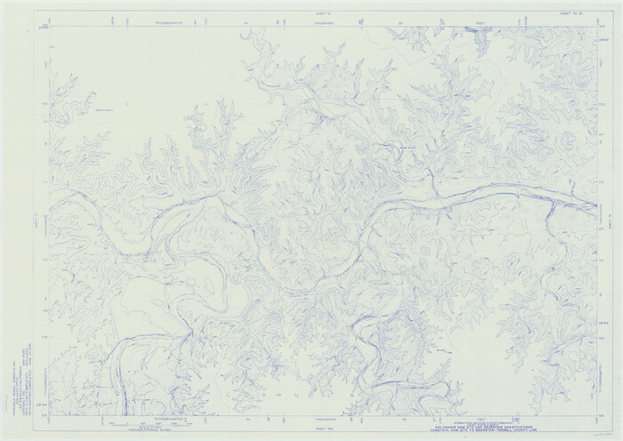 75501, Amistad International Reservoir on Rio Grande 74, General Map Collection