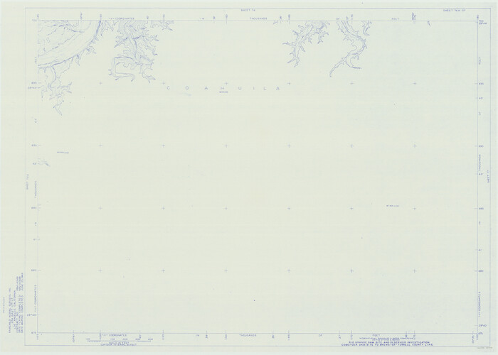 75502, Amistad International Reservoir on Rio Grande 74a, General Map Collection