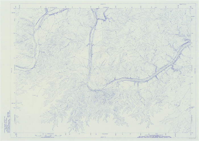 75504, Amistad International Reservoir on Rio Grande 76, General Map Collection