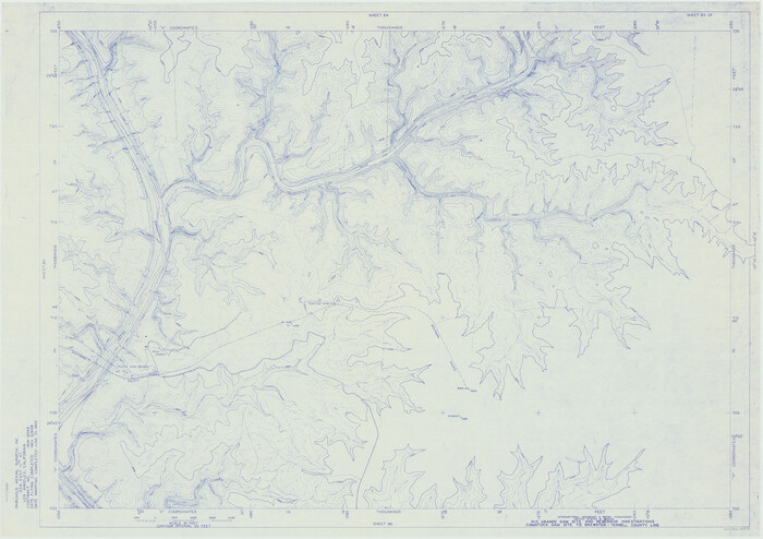 75514, Amistad International Reservoir on Rio Grande 85, General Map Collection