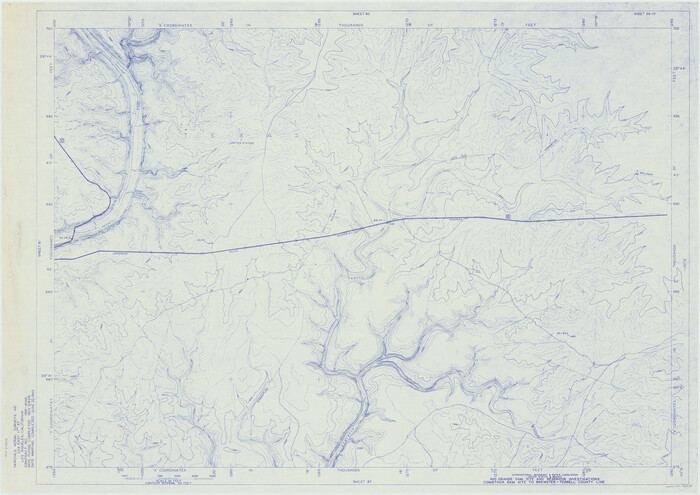75515, Amistad International Reservoir on Rio Grande 86, General Map Collection