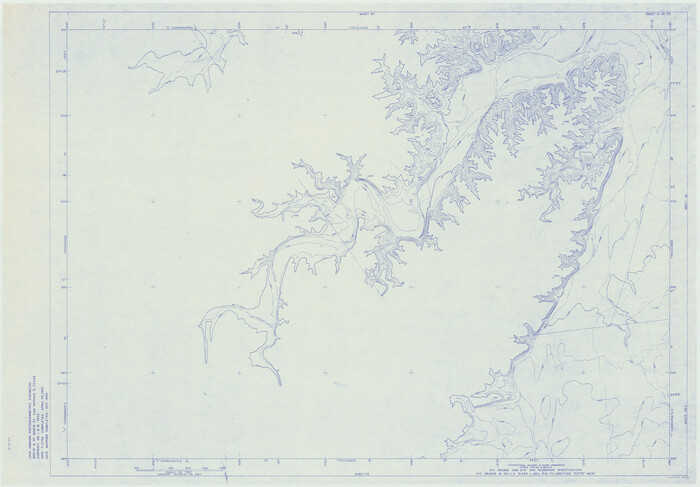 75521, Amistad International Reservoir on Rio Grande 91, General Map Collection