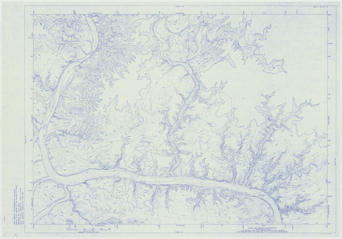 75524, Amistad International Reservoir on Rio Grande 94, General Map Collection