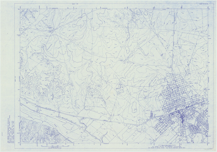 75530, Amistad International Reservoir on Rio Grande 99, General Map Collection