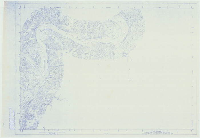 75540, Amistad International Reservoir on Rio Grande 109, General Map Collection