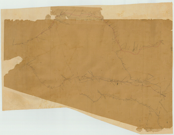 75546, [Map of Connecting Lines along or near the Red River], General Map Collection