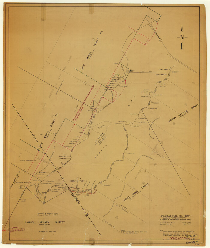 7578, San Patricio County Rolled Sketch 20, General Map Collection