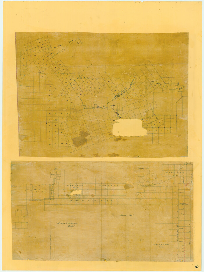 75783, [Sketch Showing Surveys in Dimmit County, Texas], Maddox Collection
