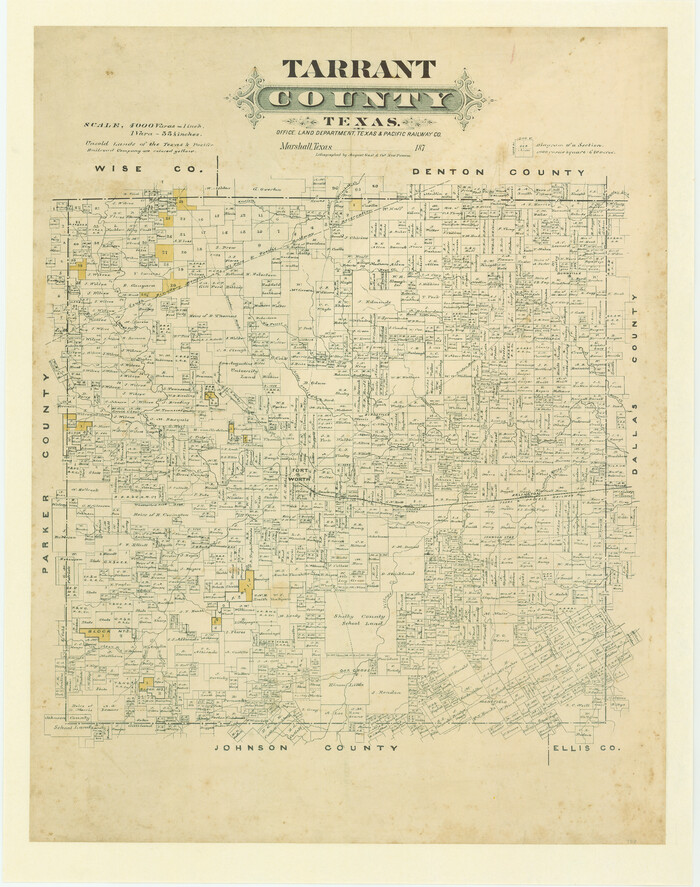 758, Tarrant County, Texas, Maddox Collection